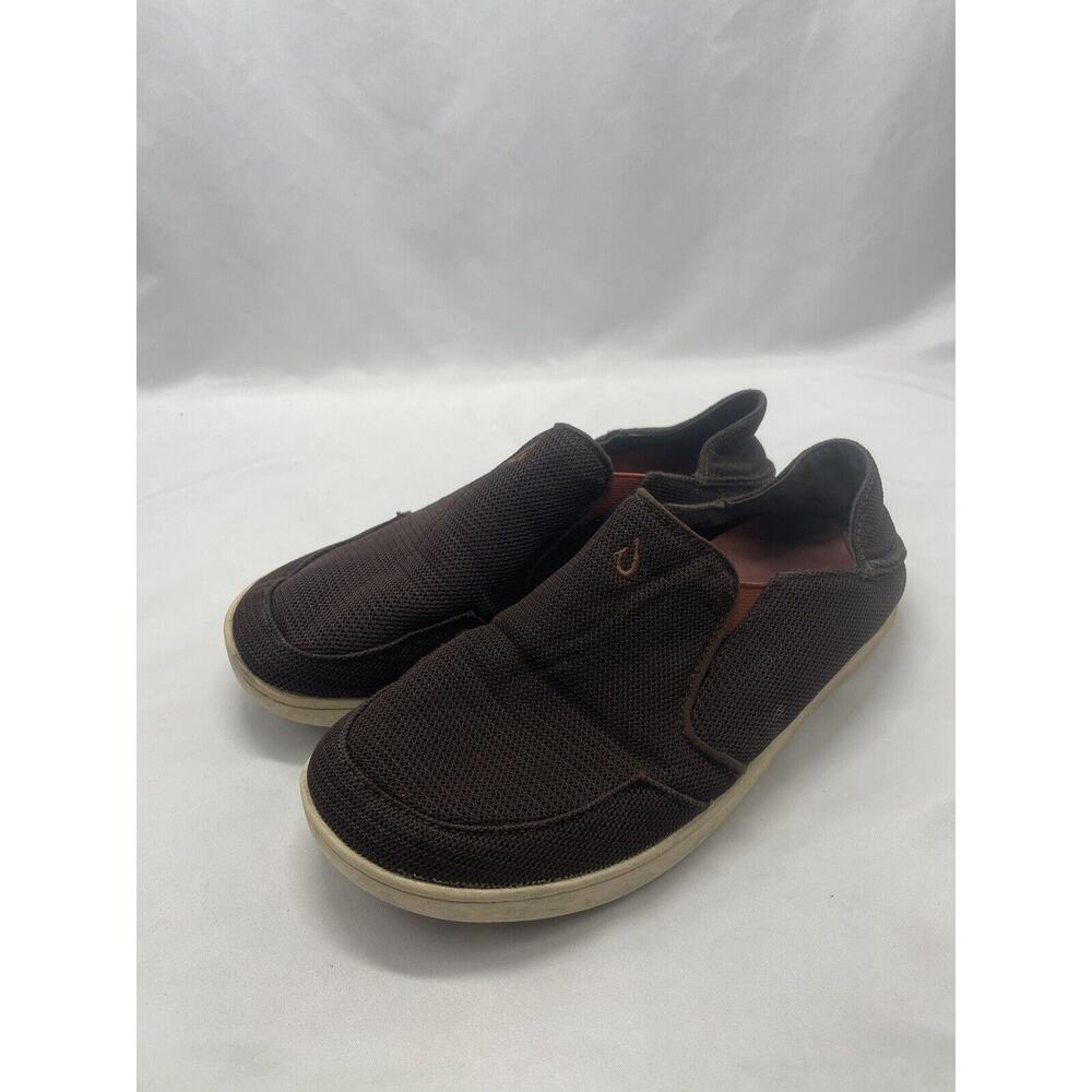 MENS OLUKAI NOHEA MESH GRAY CONVERTIBLE SLIP ON‎ SHOES 8M
